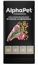 AlphaPet Superpremium Крем-лакомство с ягненком и облепихой